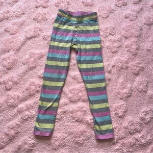 Spotted Zebra Girls Size 4/5 XS Striped Stretch Athletic Yoga Ankle Pants